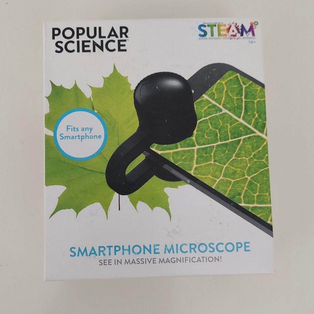 Popular Science Smartphone Microscope 30x Magnifier
